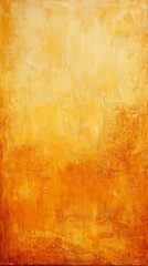 Abstract yellow and orange textured painting, warm