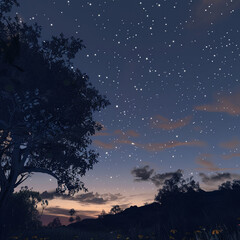 Fototapeta premium nature in the sky