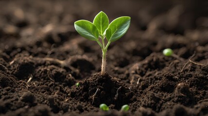 Fototapeta premium From Soil to Life: The Power of Nurturing Nature