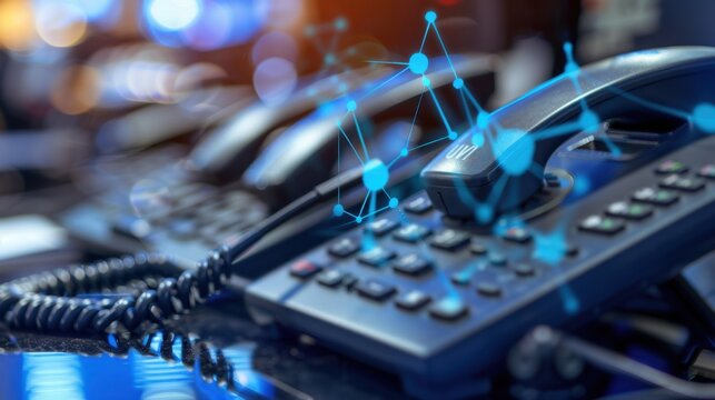 VoIP (Voice over Internet Protocol): A system that facilitates voice calls using the internet rather than conventional phone lines, offering enhanced functionality and reduced costs.
