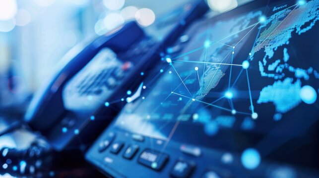 VoIP (Voice over Internet Protocol): A system that transmits voice calls via the internet, eliminating the need for standard phone lines and offering greater flexibility and lower costs.
