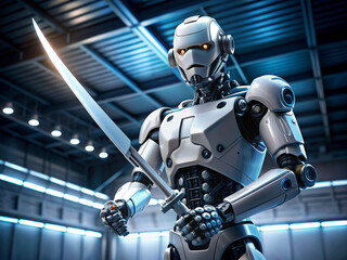 Fototapeta premium Samurai Robot 9