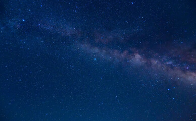 星空：美しい銀河と輝く星々の夜空