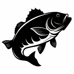 Bass Black silhouette