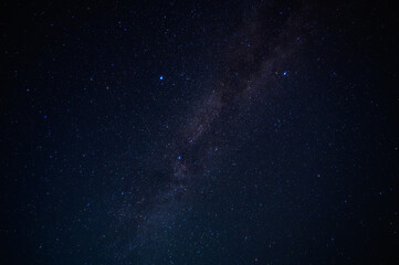 星空：美しい銀河と輝く星々の夜空