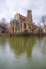 Obraz premium St John's Church, Evangelische Kirchengemeinde Stuttgart