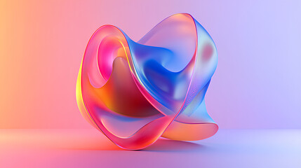 Abstract colorful shape