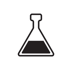 chemical icon information sign vector