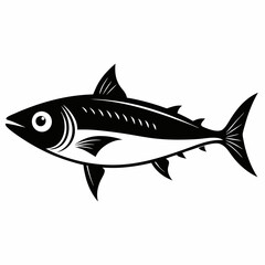 Mackerel Black silhouette