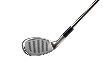 Fototapeta premium A Close-Up of a Sleek Golf Club Face Capturing the Essence of Precision and Performance on Transparent PNG Background..