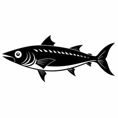 Mackerel Black silhouette