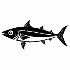 Mackerel Black silhouette