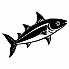 Mackerel Black silhouette