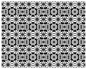 Seamless Leaf Vector Flower Design Pattern Door Background