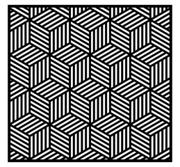 Seamless LInework Islamic Pattern Vector 3D Background PNG