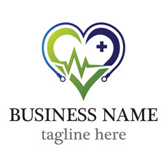 Health logo vector icon design
