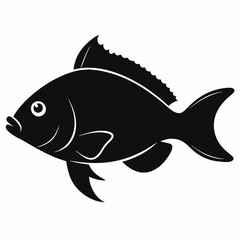 Tilapia Black silhouette