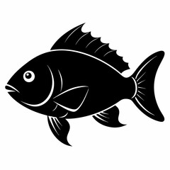Tilapia Black silhouette