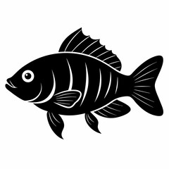 Tilapia Black silhouette