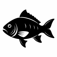 Tilapia Black silhouette