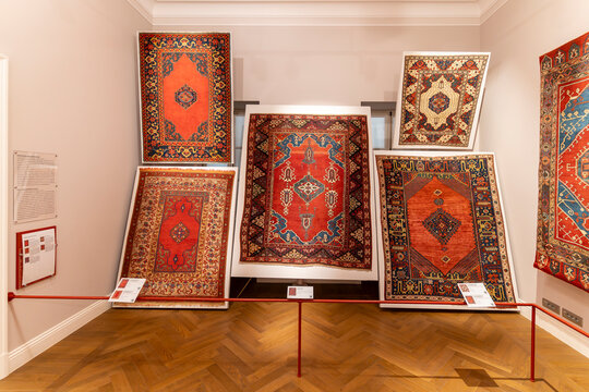 Bornova, Turkey - August 06, 2024 : The Arkas Carpet Collection view in Arkas Art Bornova in Izmir City of Turkey