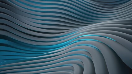 Highcontrast abstract background featuring smooth grey and blue stripes