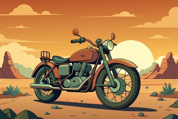 Fototapeta premium person riding a motorcycle