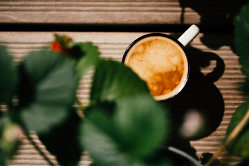 Cup of morning coffee