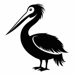 Pelican Black silhouette