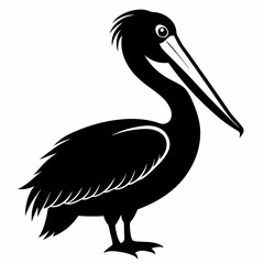 Pelican Black silhouette
