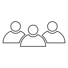 Team Icon, Simple Icon Vector Design, best used for presentation, application, web and banner