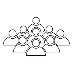 Team Icon, Simple Icon Vector Design, best used for presentation, application, web and banner