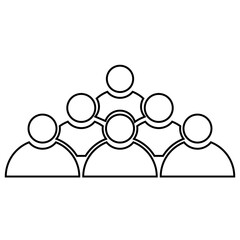 Team Icon, Simple Icon Vector Design, best used for presentation, application, web and banner