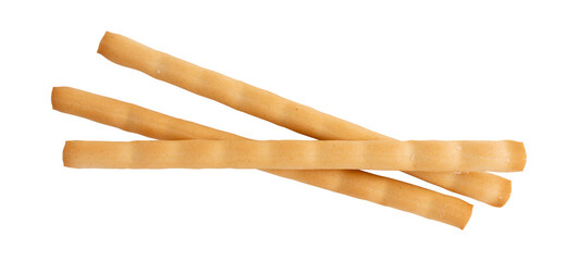 grissini isolated on white background