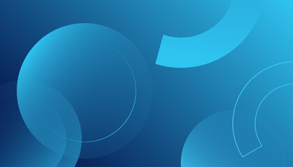 Abstract blue gradient background. Vector illustration