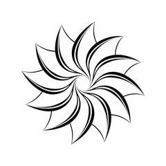 Y2k star shape outline vector icon. Abstract minimal geometric star icon in trendy retro 2000s style. Space cosmos galaxy concept