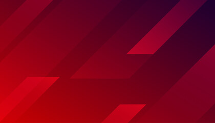 Abstract banner background with red color. Dynamic shapes composition. Vector illustration