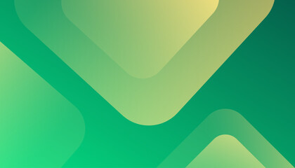 Abstract green geometric shapes background. Eps10 vector