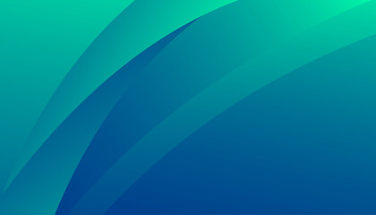 Abstract gradient blue green liquid background. Fluid shapes composition. Vector illustration