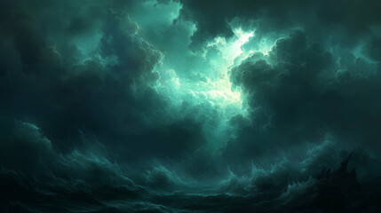 A gloomy sky painted with ominous clouds during a raging storm. --ar 16:9 --v 6.1 Job ID: dd623f0a-8469-4eb4-9e3d-35fd4982ea0b