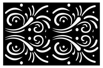 Decorative Flower Vector Design Leaf Clipart Vintage Background