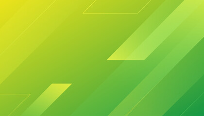 Abstract green and yellow wave background. Eps10 vector