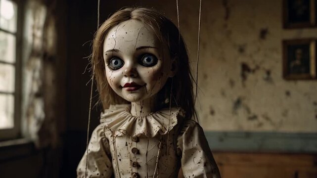 Creepy Evil Doll Video Animation