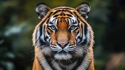 Fototapeta premium Close-up Portrait of a Majestic Tiger