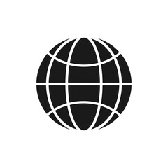 Earth globe icon