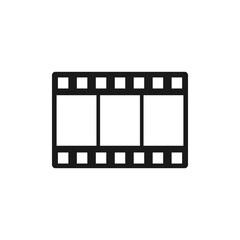 Fototapeta premium Film strip icon