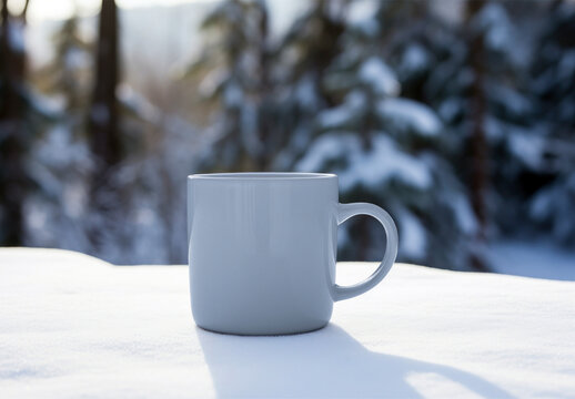 Coffee Mug Mockup With Generative AI
