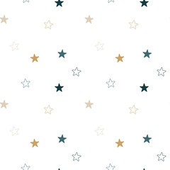 Star Seamless Pattern on White Background. Star Seamless Pattern Vector Illustration Background. Confetti star polka dot. Pixel Perfect