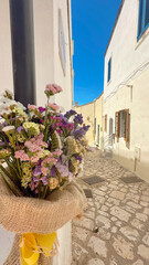 flowers in the street