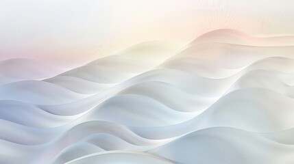 Obraz premium A tranquil view of smooth hills bathed in soft pastel hues during early morning light